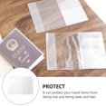 thumbnail image 4 of 20pcs Passport Organizer Portable Passport Holder Sand-Clear Fleenleed Passport Holder, 4 of 8