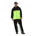 thumbnail image 3 of Frogg Toggs Men's Road Toad Reflective Jacket | Lime / Black with Frogg Eyzz | Size 2X, 3 of 5