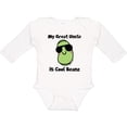 thumbnail image 3 of Inktastic Cool Beans Great Uncle Boys or Girls Long Sleeve Baby Bodysuit, 3 of 5