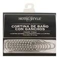 thumbnail image 4 of Cortina de Baño Hotel Style 178 x 183 cm Diseño Liso Blanco, 4 of 4
