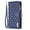 Blue, variant on Feishell for iPhone 13 Pro Max Zipper Wallet Phone Case,for Women Men,Luxury PU Leather Cover with 9 Credit Card Slots Magnetic Clasp Flip Holder Protective Case with Wrist Strap,Blue