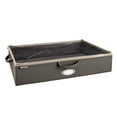 thumbnail image 2 of ClosetMaid Fabric Organizer Multiple Item Storage Zip Bag, Charcoal (4 Pk), 2 of 7