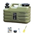 thumbnail image 4 of tamizeot Contenant Portable d'Urgence pour Stockage d'Eau, Randonnée, Seau de Boisson avec Robinet à Bec, Boissons Inodore Vert 34x15x24cm 11L, 4 of 5