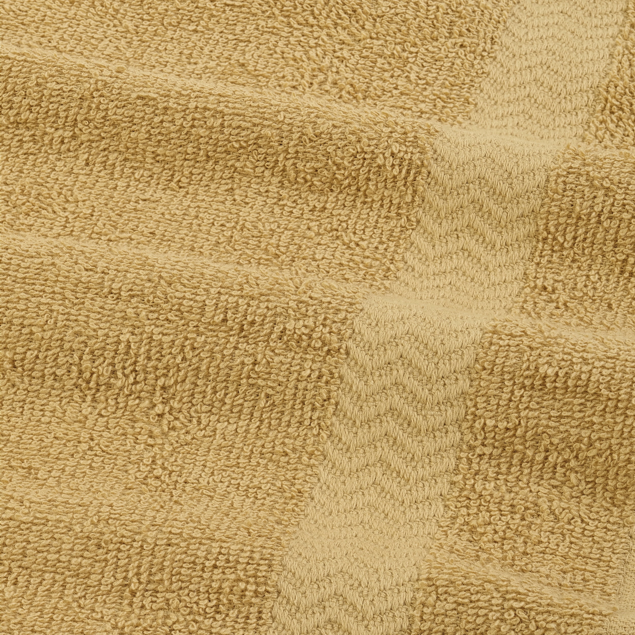 Eco-Friendly Cotton 8-Piece Hand Towel Set, Gold by Blue Nile Mills