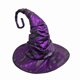 thumbnail image 1 of Sombrero de bruja de disfraz de Halloween, accesorios para fotos para fiestas temáticas de carnavales en clubes Púrpura, 1 of 9