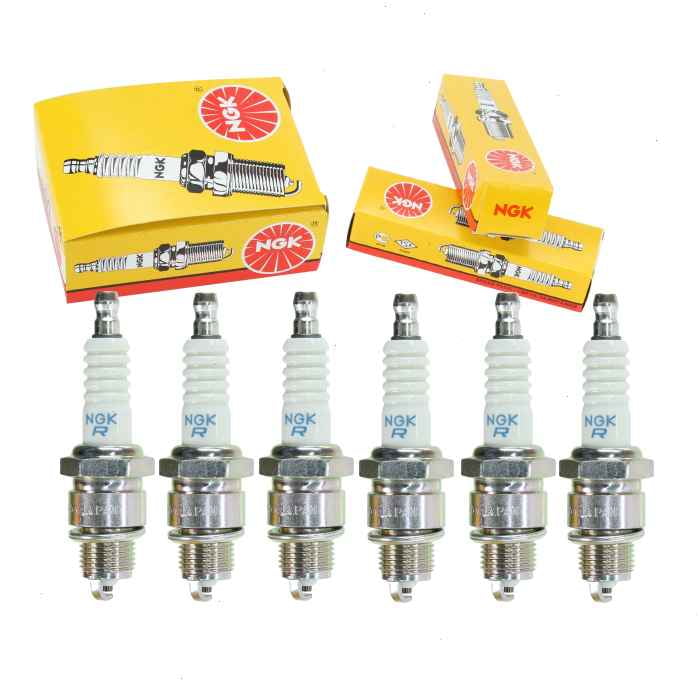 6 pc NGK 6422 Standard Spark Plugs for 09482-00255 0K20920111 283 2BEN000088 4022 7531 7931 814 814C 814S 932-1 932M 932S 94701-00227 94703-00227 98076-57717 AP2BEN000088 E3.32 E7RTC E7TC QL82YC