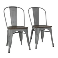 2 Better Homes and Gardens Aidan Stackable Metal Dining Chair Deals