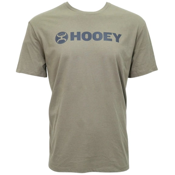 Hooey Mens Lock Up Vetiver Logo Short Sleeve Shirt (S)