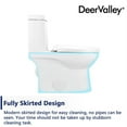DeerValley DV1F52816 One Piece Toilet Ceramic 1.28 GPF Dual Flush