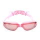thumbnail image 1 of Gafas de natación de silicona con tapón para los oídos, polarizadas, antifugas de agua. rosado, 1 of 8