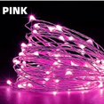 thumbnail image 1 of Guirnalda de luces LED con USB, luces de hadas impermeables de alambre plateado de cobre para decoración de fiestas, bodas y Navidad, 10/20/30M, 1 of 4