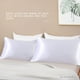 thumbnail image 4 of Funda de almohada de diseño simple Home Dorm Apartment Hotel Funda de almohada Funda de almohada de cama de color sólido, Blanco sidaley HA000545-02B, 4 of 7