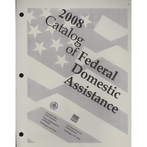 Catalog of Federal Domestic Assistance Catalog of Federal Domestic