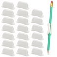 thumbnail image 1 of Uxcell 20 Pcs Adhesive Pencil Holders for Desk, Universal Pencil Clip Silicone Pen Holder Office Desk Pen Organizer for Wall Clipboard Teacher Supplies, White, 1 of 6