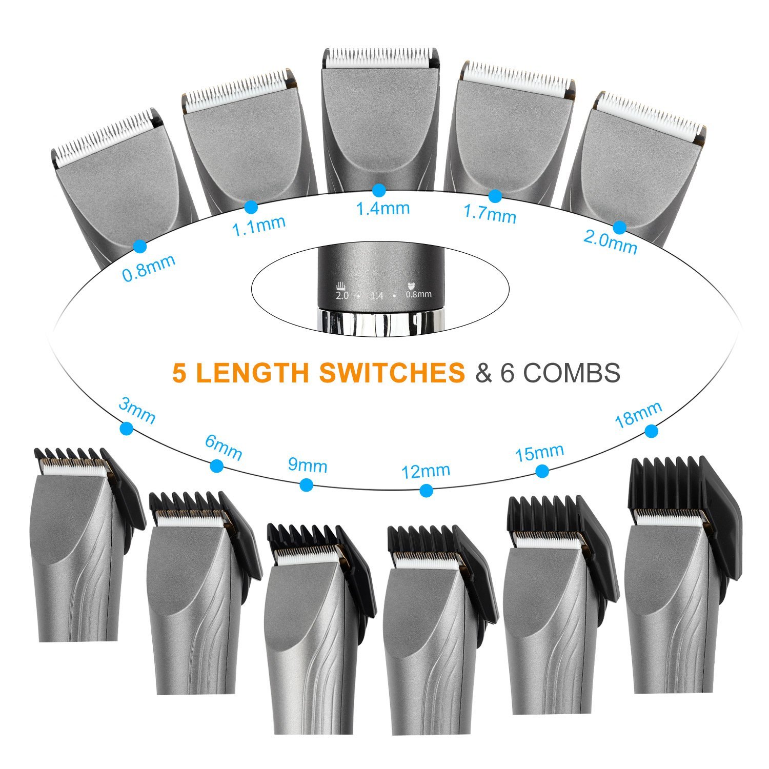 sminiker quiet pro hair clippers cordless