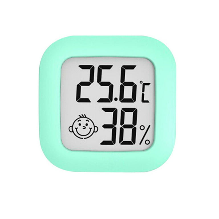 Yannee Digital Thermo-Hygrometer Thermometer Humidity Temperature Meter 3  Pcs Green 
