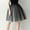 Gray, variant on Generic Summer Midi Skirts for Women Puffy Ballet Skirts High Waist A-line Tutu Skirt Pleated Layer Mesh Skirt