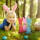 thumbnail image 4 of Easter Decorations for Home Easter Stuffed Fabric Bunny, 7 Inch Easter Table Top Rustic Farmhouse Decor Plush Carrot Bunny Decor Rabbit Decor Tall Vase Filler Decor, Easter Bunny Gifts (Black), 4 of 5