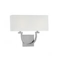 thumbnail image 3 of 2 Light Wall Sconce-12 inches Tall By 14 inches Wide-Satin Nickel Finish Bailey Street Home 159-Bel-4487488, 3 of 5