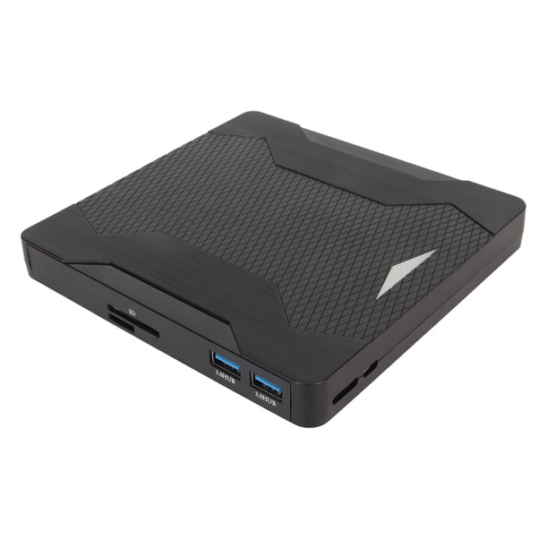 Unidad Externa De CD DVD, Plug And Play Fuerte Compatibilidad Grabadora Multifuncional De Bajo Ruido Reproductor USB3.0 Typc C Fácil De Usar Para Grabación De Archivos Para