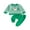 Green, variant on BemeyourBBs Boy Christmas Outfits Santa Embroidery Long Sleeve Pullover Pants