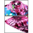 thumbnail image 4 of HAPPY BAY Women's Button Down Blouses Funky Vacation Button up Summer Beach Party Blouse Short Sleeve Tropical Hawaiian Shirts for Women M Evening Surf, Autumn Pink, 4 of 5