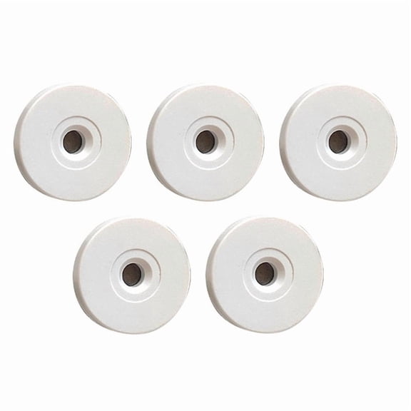 5PCS 25mm RFID Checkpoints Label Tag Guard Tour Patrol System Anti-Metal NFC 213 Chip 13.56MHz 144bytes White,5 * RFID Tag,White