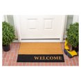 thumbnail image 4 of Welcome Black Stripe Doormat, 24" x 36", 4 of 6