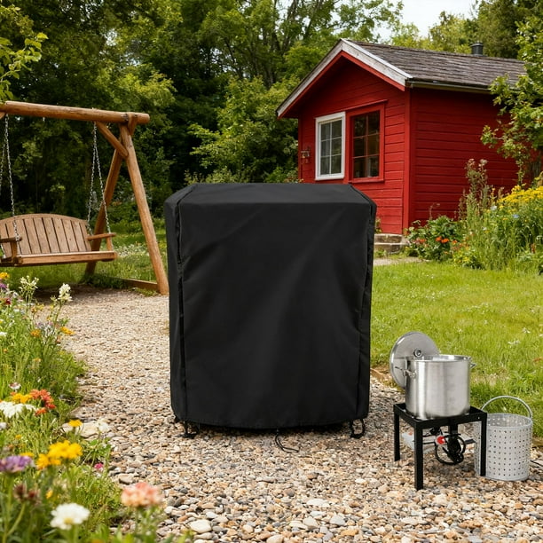 Funda protectora para barbacoa de interior, fabricada en tejido Oxford resistente y cortavientos, para una protección óptima contra las inclemencias d 40x40x50 cm