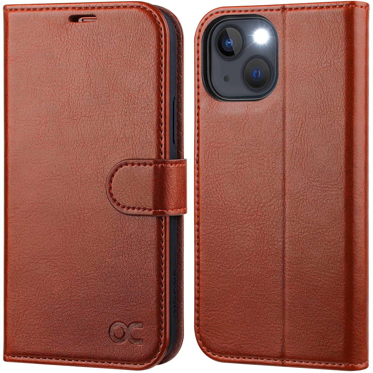 iPhone 13 Case, PU Leather iPhone 13 5G Wallet Case[Card