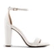 thumbnail image 2 of Sandalias de Tacón Grueso Alto para Mujer DREAM PAIRS Blancas Talla 7.5, 2 of 8