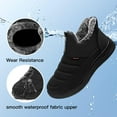 thumbnail image 4 of Womens Winter Snow Boots: Women Ankle Booties Warm Fur Lined Waterproof Insulated Slip On Outdoor Shoes, 4 of 13