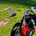 thumbnail image 3 of Cepillo para palos de golf y limpiador de ranuras. Mosquetón retráctil de aluminio con cremallera, ligero y elegante, diseño ergonómico, se fija fácilmente a la bolsa de golf., 3 of 8