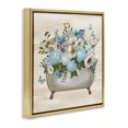 thumbnail image 3 of Stupell Industries French Country Full Hydrangea Bathtub Gold Floating Frame Canvas Art, 18 x 18, by Nan, 3 of 8