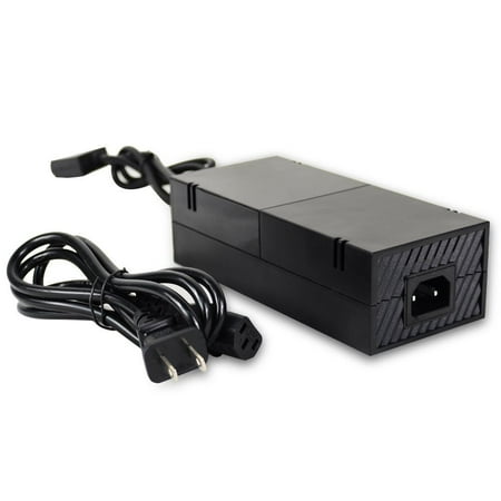 For Microsoft Xbox One Console AC Adapter Brick Charger Power Supply Cord Black Compatible Devices