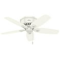 thumbnail image 5 of Hunter Builder Low Profile 42" Ceiling Fan with LED Lights and Pull Chain, White, 5 of 5