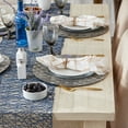 thumbnail image 3 of Gray Basketweave Round Woven Placemat (Set of 4), 3 of 3