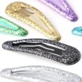 thumbnail image 3 of Glitter Hair Clips-Metal Hair Clips Colorful Glitter Sequin Hair Clips Barrettes Hair for Toddler Kids Girls, 3 of 5