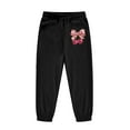 thumbnail image 3 of WOYY Tracksuits for Girls Cherry Print Hoodie Jogger Pants Cute Outfits Kids 2Pcs Set, Sizes 2-13, 3 of 5