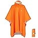 thumbnail image 3 of Anyoo Poncho Imperméable Léger Réutilisable Manteau à Capuche pour Randonnée et Activités Extérieures (Orange) Taille Unique, 3 of 4