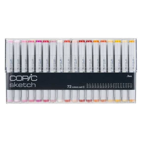 Copic Sketch Marker Set, 72-Piece Set, C, V2