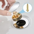 thumbnail image 2 of Reemplazo de núcleo de rebote para desagüe de lavabo emergente, mecanismo de resorte de latón de alta calidad para bañera y lavabo de baño, tapón de clic-clack, rosca de tornillo fácil de apretar,, 2 of 5