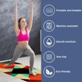thumbnail image 2 of Palestine Yoga Mat Towel with Storage Bag, 72.8"x26.8", Suitable for Yoga, Pilates, Fitness, etc. - Gym Towels, Yoga Blankets Included, 2 of 6