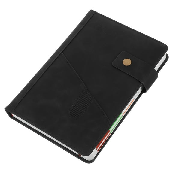 KAKOWELY Daily Desk Planner Notebook for Work Black Portable Design with Elegant Finish