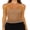 Khaki, variant on Michellecmm Women Mesh Tube Tops Summer Sheer Hem Bandeau Vest Backless Shirts
