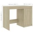 thumbnail image 3 of vidaXL Desk Concrete Grey Engineered Wood Desk Rectangular Modern, 3 of 74