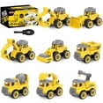 thumbnail image 4 of Vehículo de ingeniería de desmontaje y montaje para niños, juguete de mezcla de vehículos, rompecabezas, tuerca de montaje desmontable, excavadora deslizante, 4 of 5