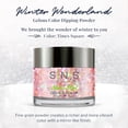 thumbnail image 2 of SNS Nails Gelous Winter Wonderland Collection Dipping Powder NO U/V NO SMELL (WW08 Times Square), 2 of 6