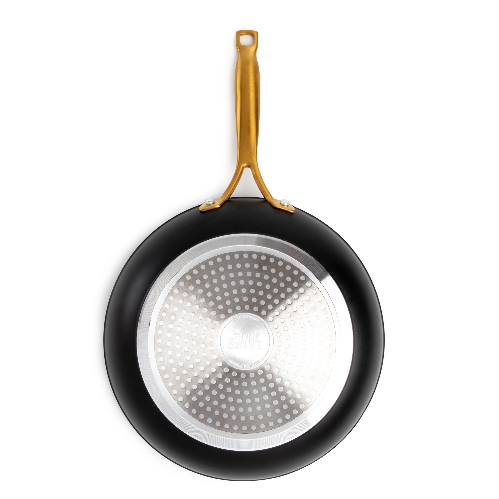Thyme & Table Signature 12-Inch Non-Stick Fry Pan, Gold Speckle photo 8