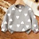 thumbnail image 3 of Manga larga vestido de línea para las mujeres imprimir casual suelto sudadera con capucha, forrado de lana cálido manga larga cuello redondo suéter para invierno otoño uso diario, 3 of 8